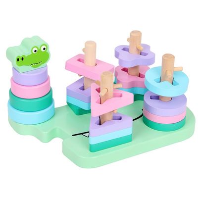 De cognitieve Krokodil draagt Raadsel van het Vorm het Vroege Onderwijs