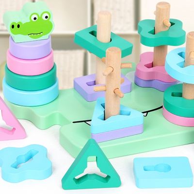 De cognitieve Krokodil draagt Raadsel van het Vorm het Vroege Onderwijs
