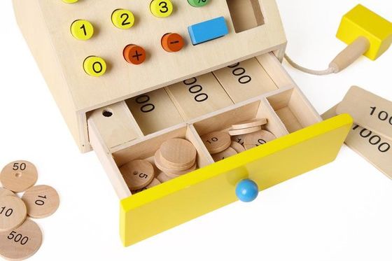 Kassa van de kinderen beweert de Houten Simulatie Spelspeelgoed