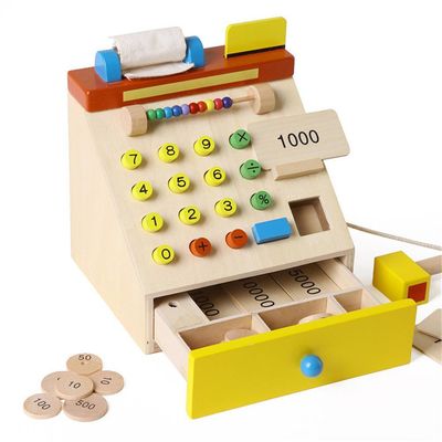Kassa van de kinderen beweert de Houten Simulatie Spelspeelgoed