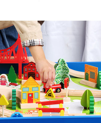 De Bouwer Wooden Board Game van Mini Wooden 88pcs City Road