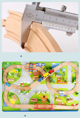 De Bouwer Wooden Board Game van Mini Wooden 88pcs City Road