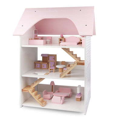 Kinderen de op basis van water van Deklaagmini wooden simulation house for