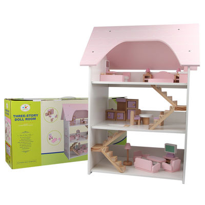 Kinderen de op basis van water van Deklaagmini wooden simulation house for
