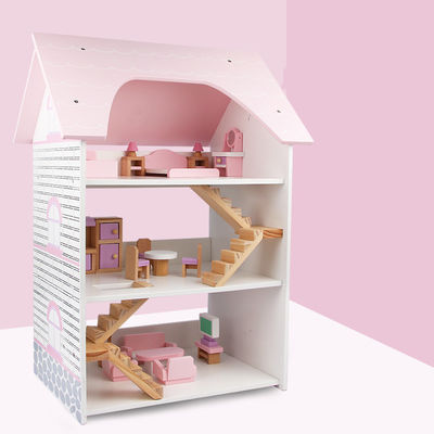 Kinderen de op basis van water van Deklaagmini wooden simulation house for