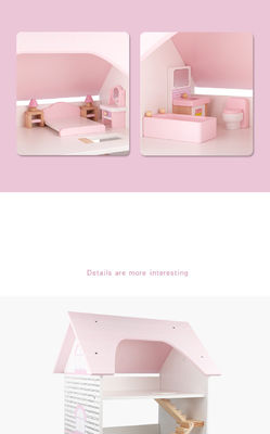 Kinderen de op basis van water van Deklaagmini wooden simulation house for