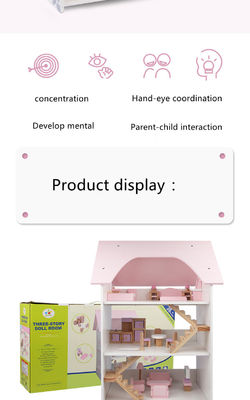 Kinderen de op basis van water van Deklaagmini wooden simulation house for