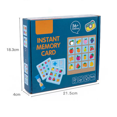 ODM Spel van de het Raadselraad van Montessori van Kinderen het Houten