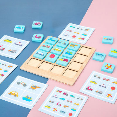 ODM Spel van de het Raadselraad van Montessori van Kinderen het Houten