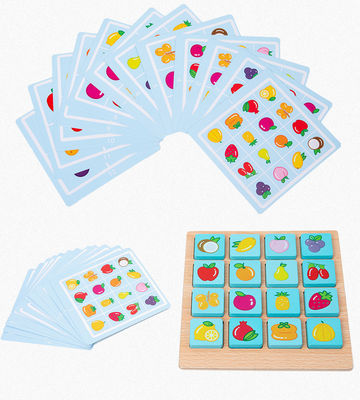 ODM Spel van de het Raadselraad van Montessori van Kinderen het Houten