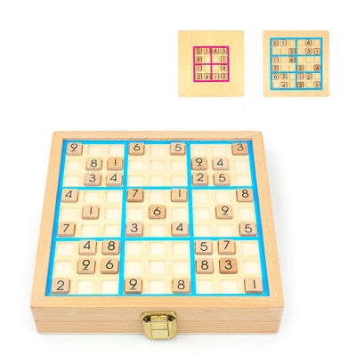 Niet-toxische Houten Sudoku-Spelen voor Intellectuele Ontwikkeling