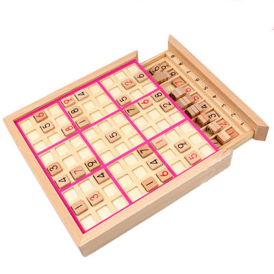 Niet-toxische Houten Sudoku-Spelen voor Intellectuele Ontwikkeling
