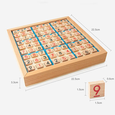 Niet-toxische Houten Sudoku-Spelen voor Intellectuele Ontwikkeling