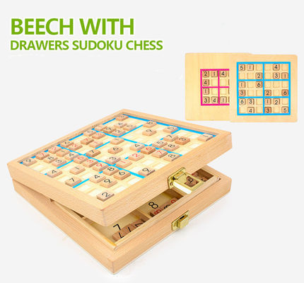 Niet-toxische Houten Sudoku-Spelen voor Intellectuele Ontwikkeling