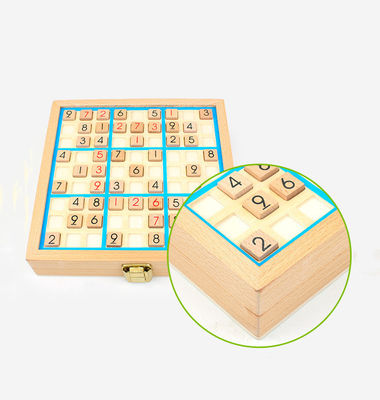 Niet-toxische Houten Sudoku-Spelen voor Intellectuele Ontwikkeling
