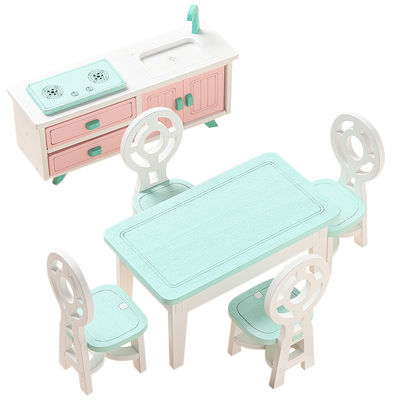 Mini Montessori Wooden Girls Bedroom-Speelgoed zonder Braam