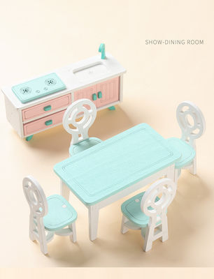 Mini Montessori Wooden Girls Bedroom-Speelgoed zonder Braam