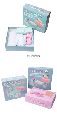 Mini Montessori Wooden Girls Bedroom-Speelgoed zonder Braam