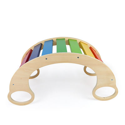 OEM de Regenboog Houten Klimrek van Babymontessori