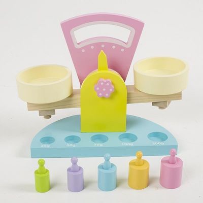 Het Gewichtsschaal van de Montessori Houten Evenwichtsbalk voor Peuter Opleiding