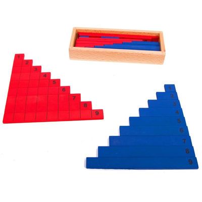 Houten de Toevoeging en de Aftrekkingsraad van Montessori voor het Vroege Wiskundeonderwijs