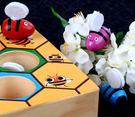Spel van de het Oogcoördinatie van de Montessori het Houten Hand voor Kinderen Vroeg Onderwijs