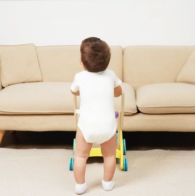 Het Dubbele Dek Houten Toy Shopping Trolley van kinderen