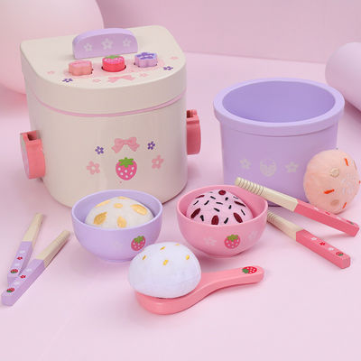Houten Rijstkooktoestel Toy For Kids Early Education