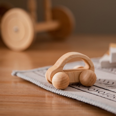 9/Style van de de Auto de Zwarte Okkernoot van Toy Maple Car Mahogany Classic van babyBouwstenen Gift Toy Beech Wood Car Educational Montess