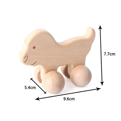 9/Style van de de Auto de Zwarte Okkernoot van Toy Maple Car Mahogany Classic van babyBouwstenen Gift Toy Beech Wood Car Educational Montess