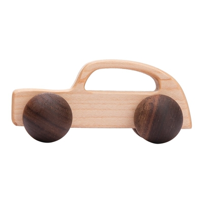 9/Style van de de Auto de Zwarte Okkernoot van Toy Maple Car Mahogany Classic van babyBouwstenen Gift Toy Beech Wood Car Educational Montess