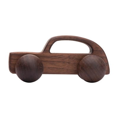 9/Style van de de Auto de Zwarte Okkernoot van Toy Maple Car Mahogany Classic van babyBouwstenen Gift Toy Beech Wood Car Educational Montess