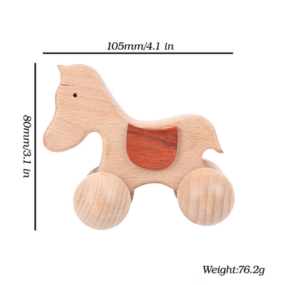 9/Style van de de Auto de Zwarte Okkernoot van Toy Maple Car Mahogany Classic van babyBouwstenen Gift Toy Beech Wood Car Educational Montess
