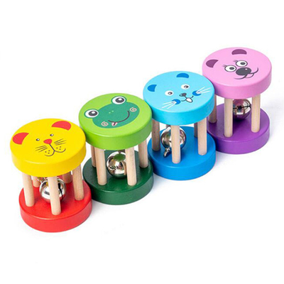 Muzikale Houten Rammelaar Montessori voor het Speelgoedbaby van de Babyvoederbak Onderwijs