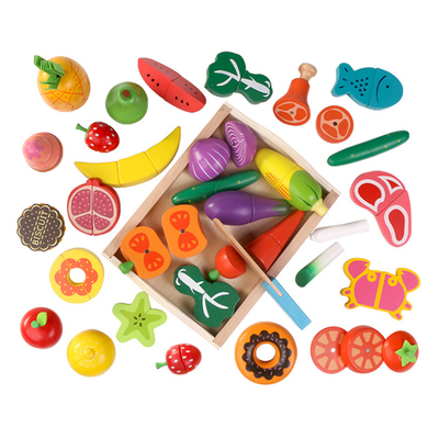 De simulatiekeuken beweert Toy Wooden Montessori Educational For-Jonge geitjes