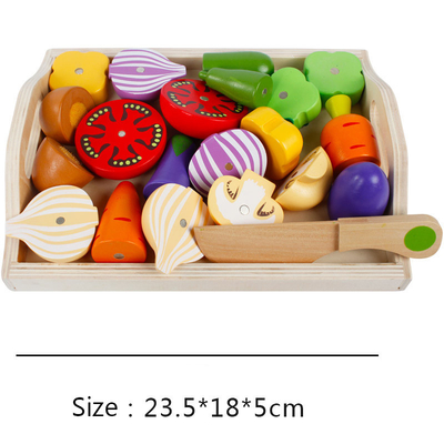 De simulatiekeuken beweert Toy Wooden Montessori Educational For-Jonge geitjes