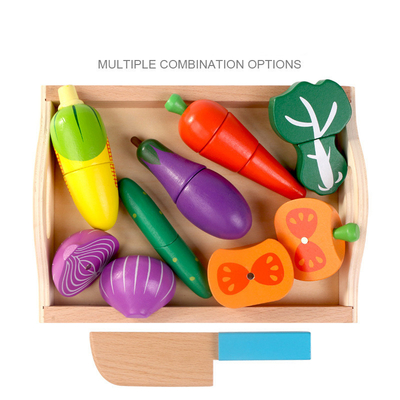 De simulatiekeuken beweert Toy Wooden Montessori Educational For-Jonge geitjes