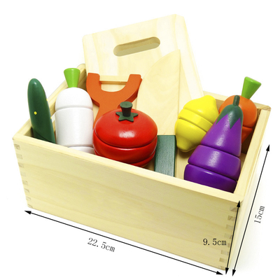 De simulatiekeuken beweert Toy Wooden Montessori Educational For-Jonge geitjes