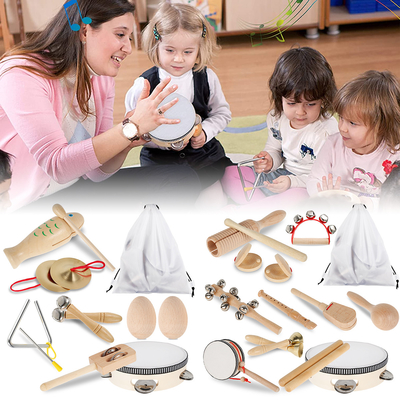 Percussie Houten Muzikaal Speelgoed voor Peuter Onderwijs