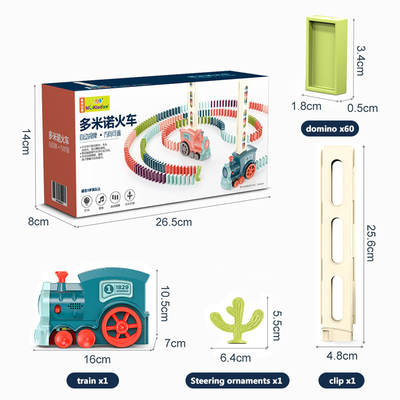 De Blokken van de jonge geitjes het Elektrische Houten Domino Automatische Leggen Onderwijsdiy