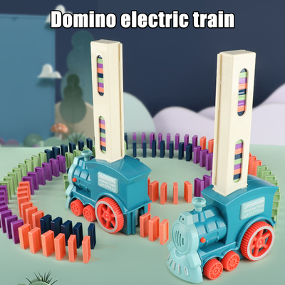 De Blokken van de jonge geitjes het Elektrische Houten Domino Automatische Leggen Onderwijsdiy