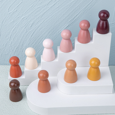 Van de de Bouwsteenbaby van de Montessoriregenboog het Stapelen van Toy Safe Niet-toxische DIY het Houten Creatieve Onderwijsstuk speelgoed van het Saldospel