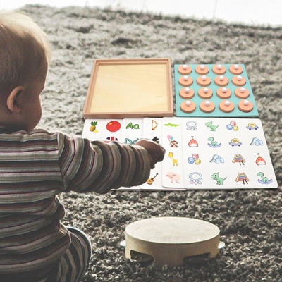 Van het Schaakjonge geitjes van de geheugengelijke het Speelgoed Vroeg Onderwijs voor de Peutermeisjes van Familiejongens