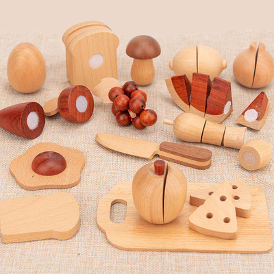 Het Logboek Houten Keuken Toy Set Simulation Mini Educational van kinderen
