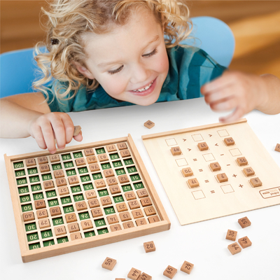 Montessori Onderwijs 	Houten Wiskunde Toy For Preschool Counting Number
