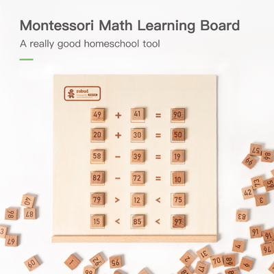 Montessori Onderwijs 	Houten Wiskunde Toy For Preschool Counting Number