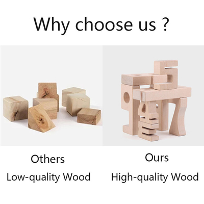 Van het de Wiskunde Digitale Speelgoed van aantalBouwstenen het Houten van het de Babysaldo van het Blokjenga Toy Montessori Educational Natural Wood Speelgoed FO