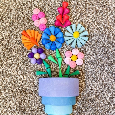 Houten Regenboog Losse Delen Kleurrijke Montessori voor Peuterbaby