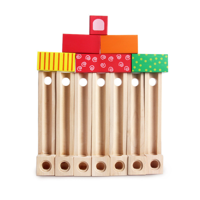 33Pcs marmeren Houten Bouwstenen Toy Educational For Children Kid