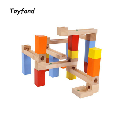 33Pcs marmeren Houten Bouwstenen Toy Educational For Children Kid